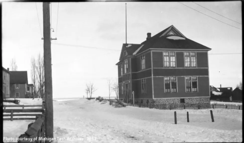 Redridge School - The Last Remaining Building Of The Town.