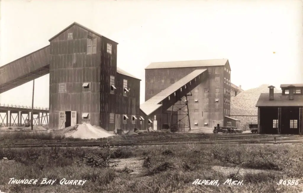 Historic Quarry Buildings In Alpena