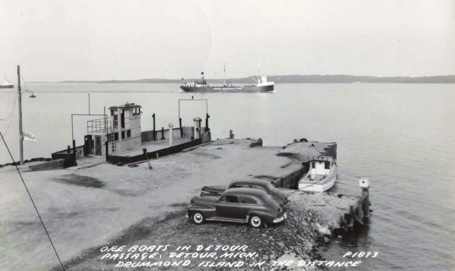 History Of De Tour Michigan – From Native Encampments To 1950S Tourist Resort