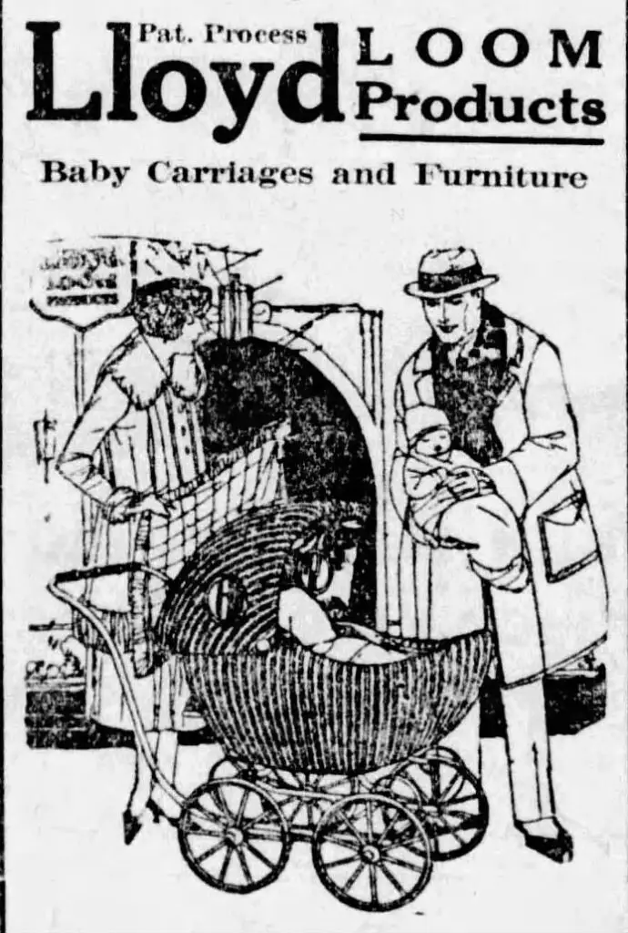 Lloyd Loom Baby Carriages