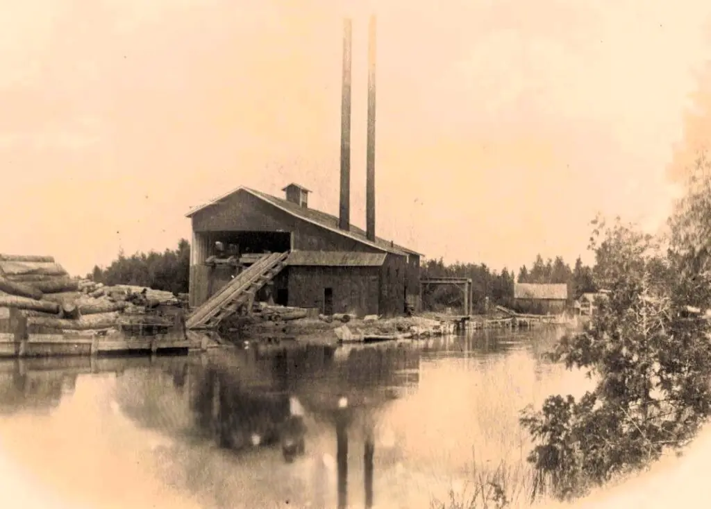 Historic Lumber Mill By The Water.