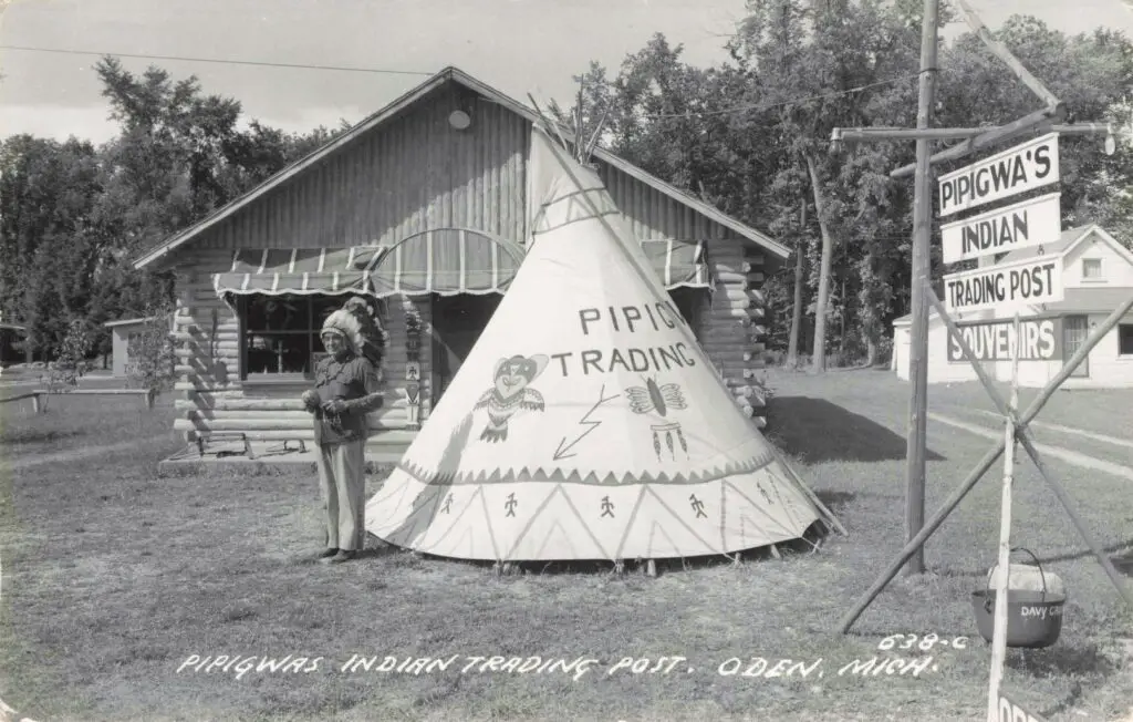 Historic Trading Post With Teepee