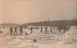 Shipping Ice Average 90 Cars Per Day Mullet Lake Mich