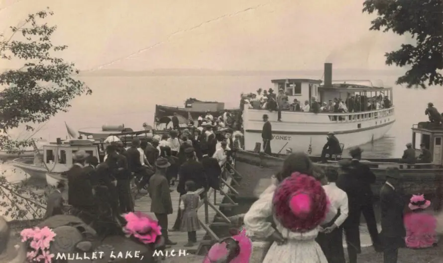 History Of Mullett Lake – An Amazing Michigan Waterway Resort Area (1900-1940) – Video