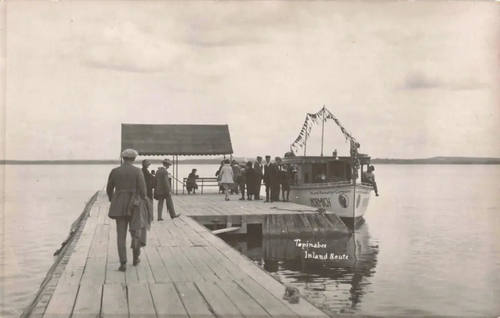Historic Boat Dock With Passengers