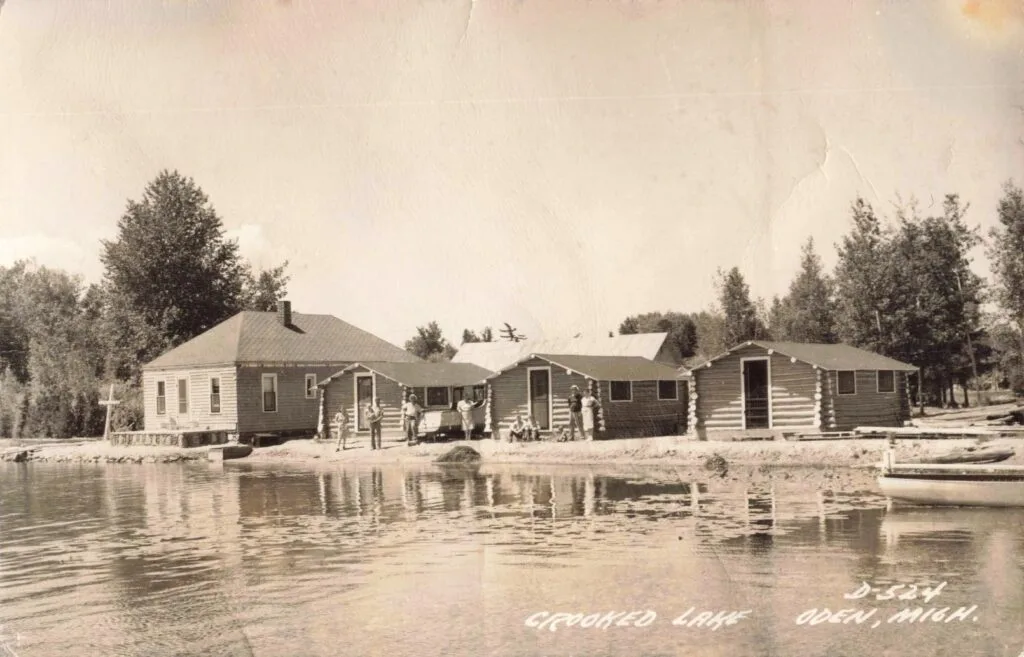 Cottages By Crooked Lake, Michigan.