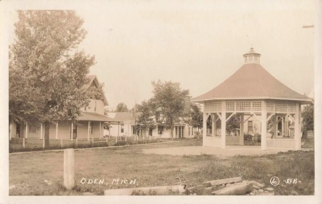 Historic Gazebo In Small Town
