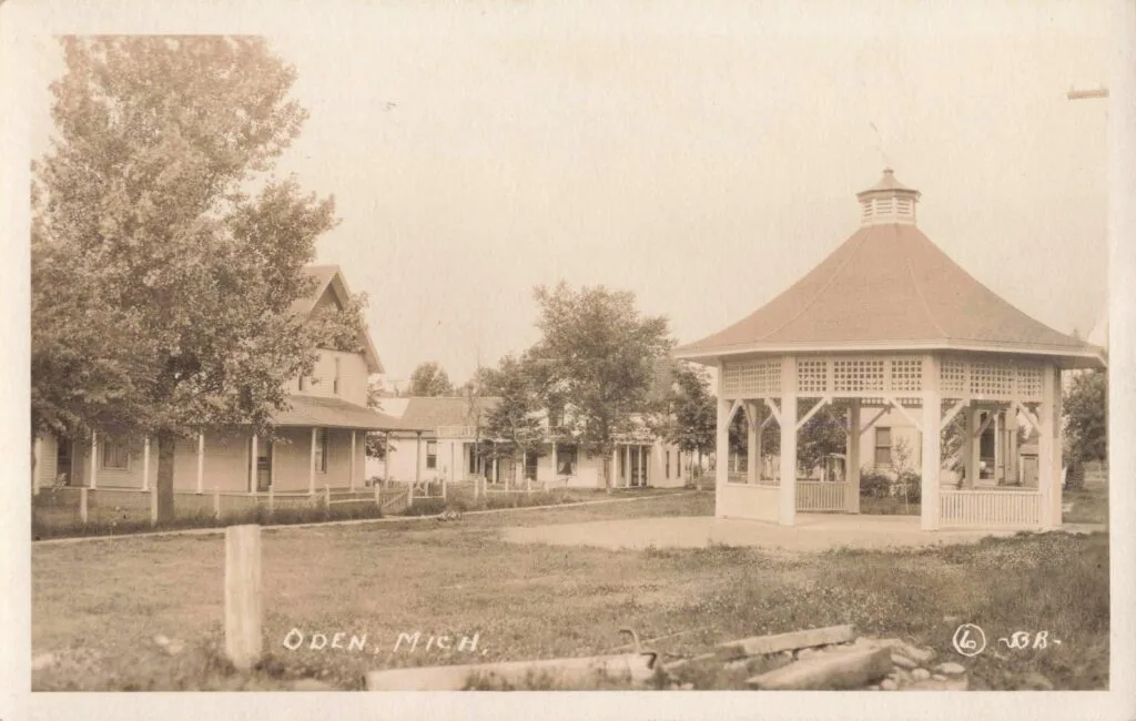 Historic Gazebo In Small Town