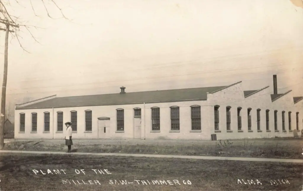 Old Factory Building With Person