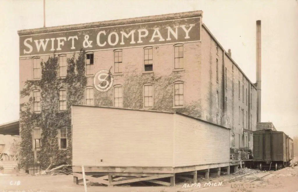 Historic Building With Company Signage.
