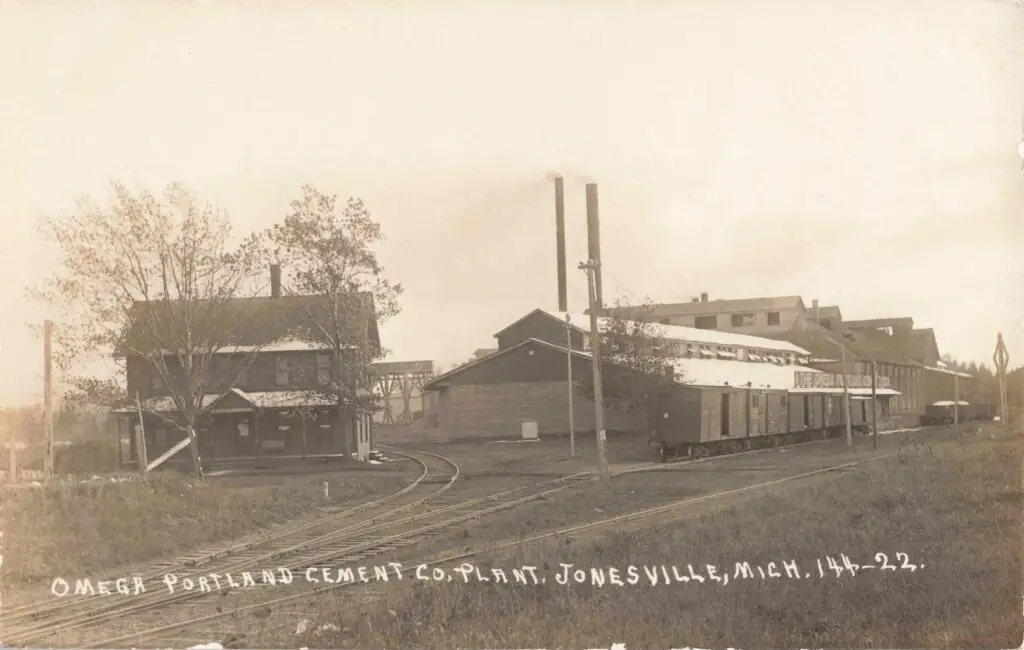Historic Cement Plant In Jonesville, Michigan