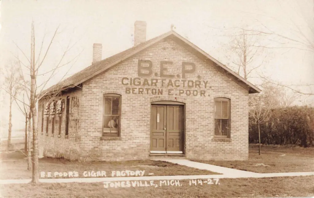 Historic Cigar Factory In Jonesville, Michigan