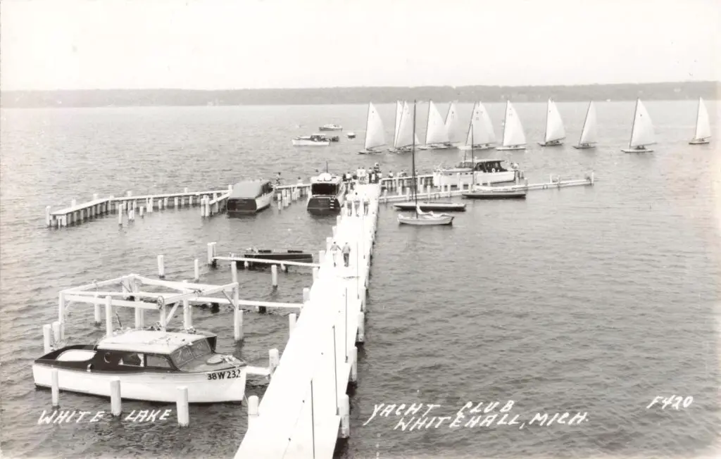 Sailboats At White Lake Yacht Club