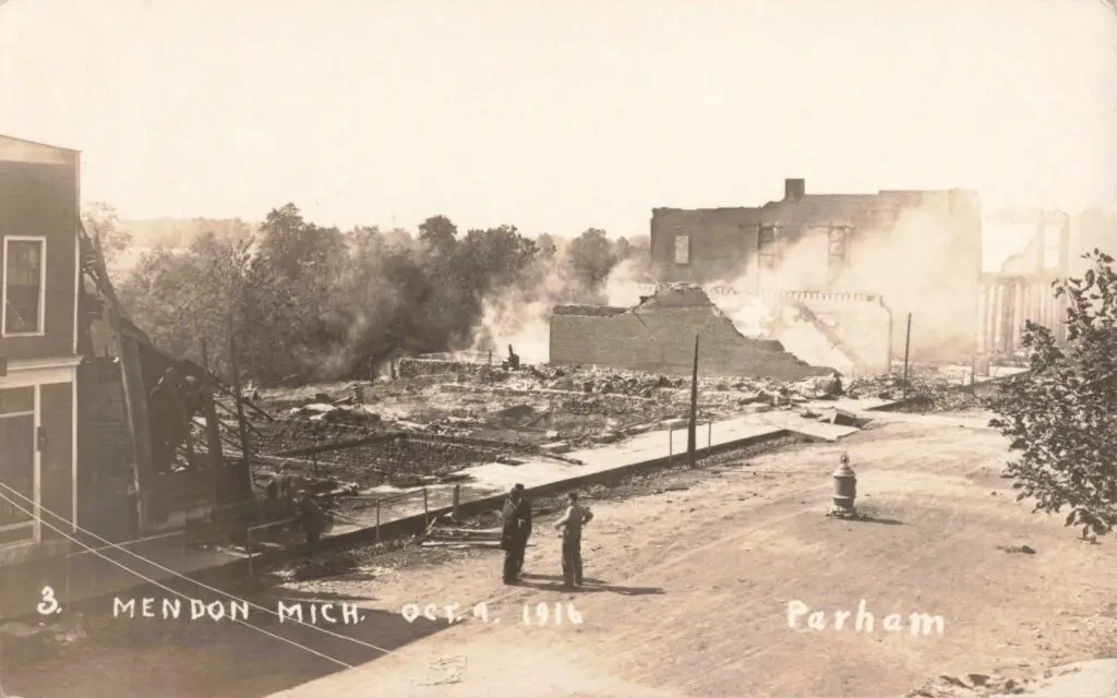 Ruins Of A Building In Mendon