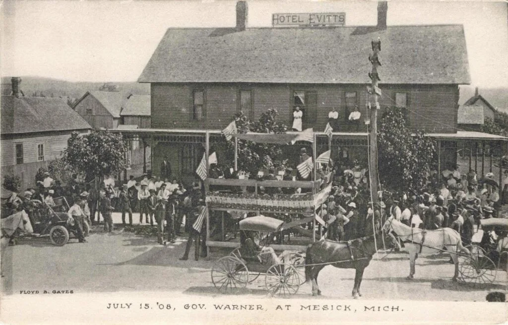 Historic Parade At Hotel Evitts, Michigan