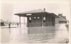 Flood At Midland 1912