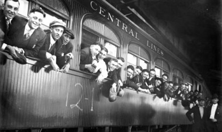 Wwi Troop Train In Detroit