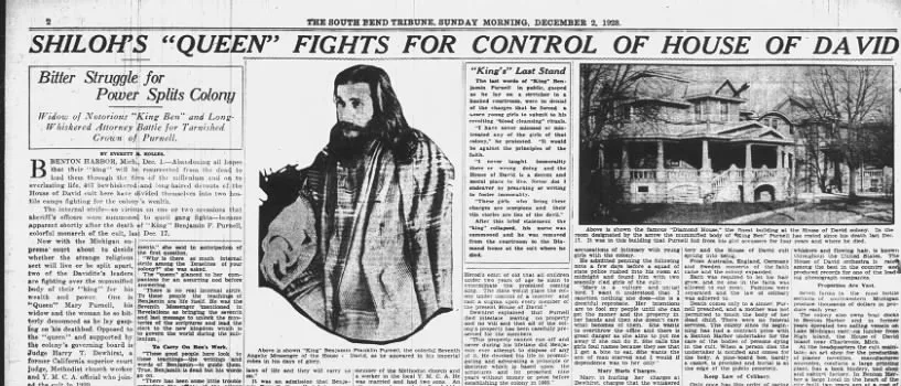 Newspaper Article About Shiloh's Queen