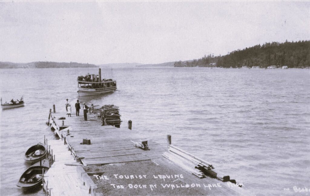 Tourist Boat Departing From Dock