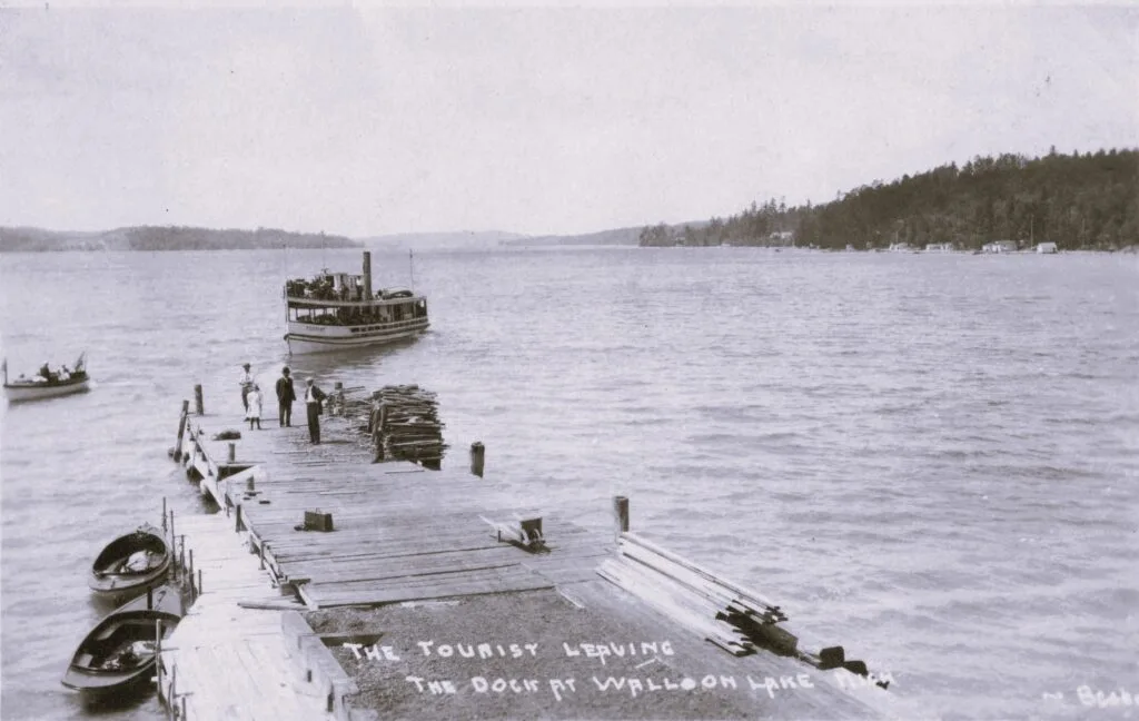 Tourist Boat Departing From Dock