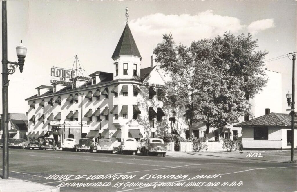 Historic Hotel With Vintage Cars