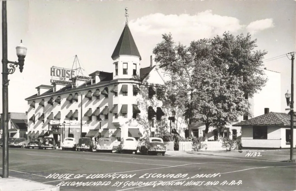 Historic Hotel With Vintage Cars