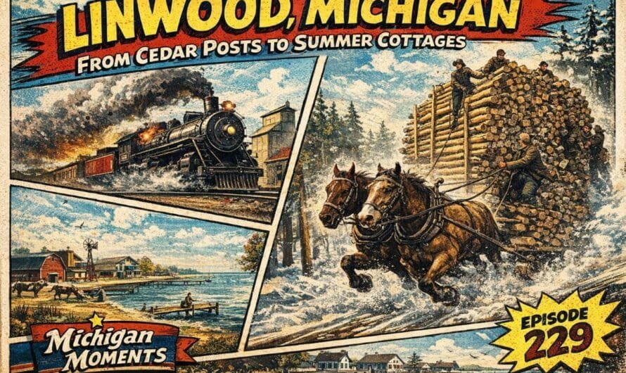 A Brief History Of Linwood Michigan – From Cedar Posts To Ice Cream Carts (1872-1940) – Video