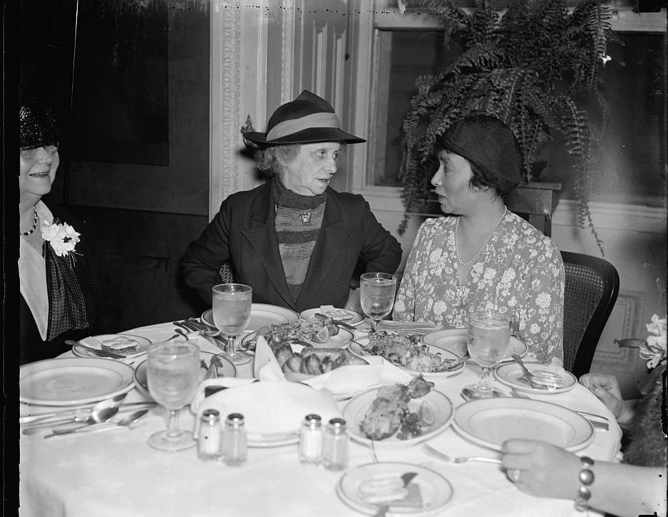 Mrs. Borah Lunches With Wife Of Japanese Ambassador.” Harris &Amp; Ewing, May 24, 1937. Prints And Photographs Division.