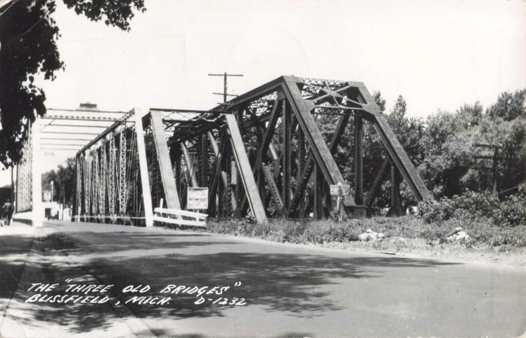 Three Old Bridges In Blissfield, Michigan