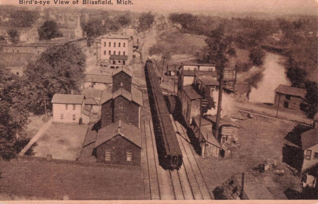 Historic Bird's-Eye View Of Blissfield