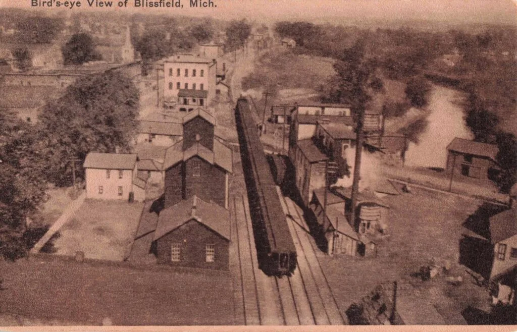 Historic Bird's-Eye View Of Blissfield