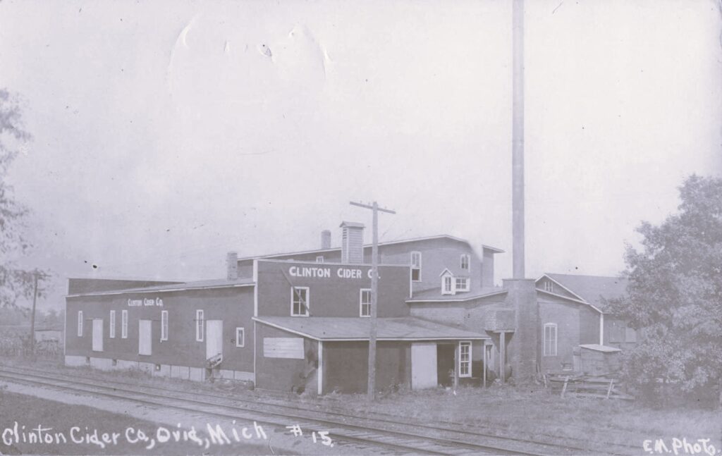 Old Cider Factory In Black And White