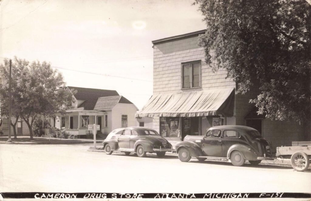 Historic Drug Store In Small Town