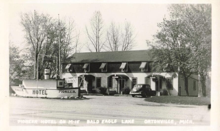 The Ortonville Pioneer Hotel &Amp; Boat Bar On M-15 At Bald Eagle Lake