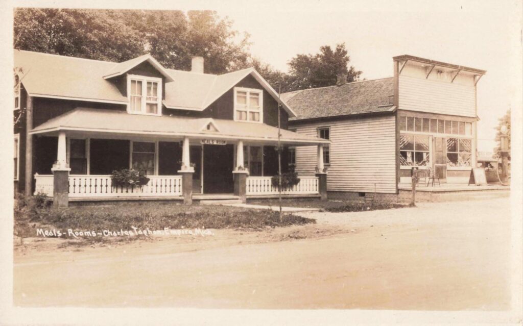 Charles Taghon’s Business Reflects How Village Families Adjusted After The Lumber Economy Weakened, Shifting Into Lodging, Trade And Service Work.