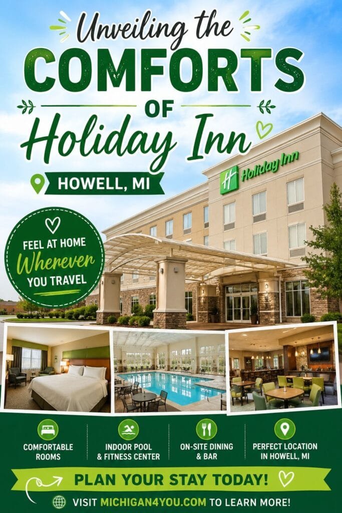Holiday Inn Advertisement With Amenities Listed