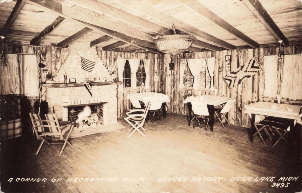 A Corner Of Recreation Room, Royce’s Resort, Bear Lake, Mich. A Simple Interior Designed For Rest And Social Time.”