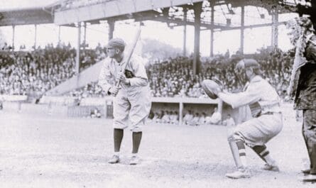 Ty Cobb At Bat