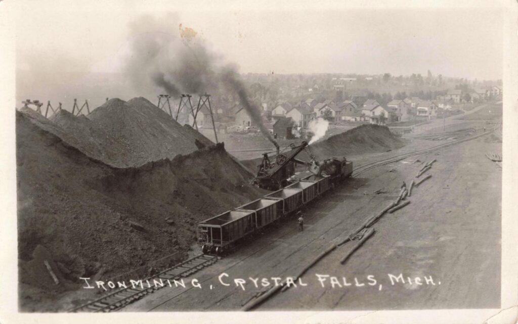 Historic Iron Mining Operation In Michigan