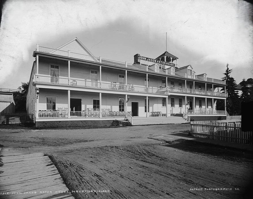 Historic Building With Multiple Balconies.
