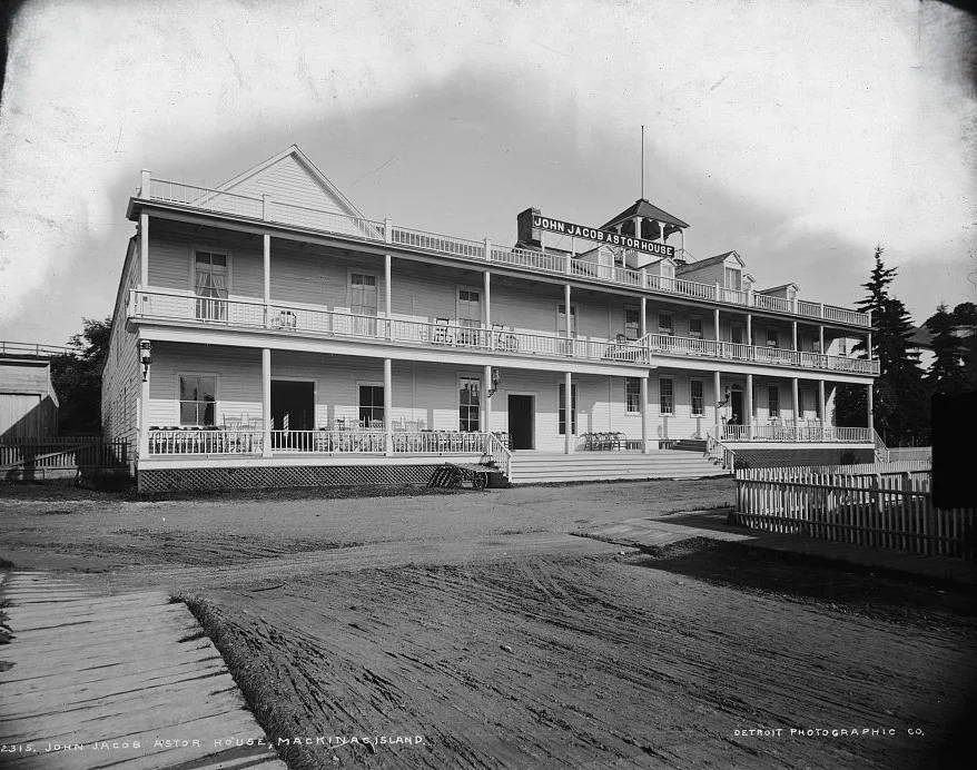 Historic Building With Multiple Balconies.