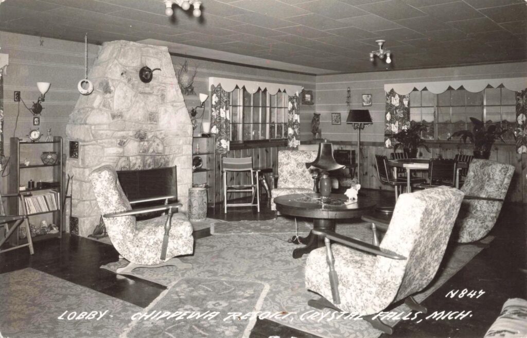 Lobby Of The Nearby Chippewa Resort