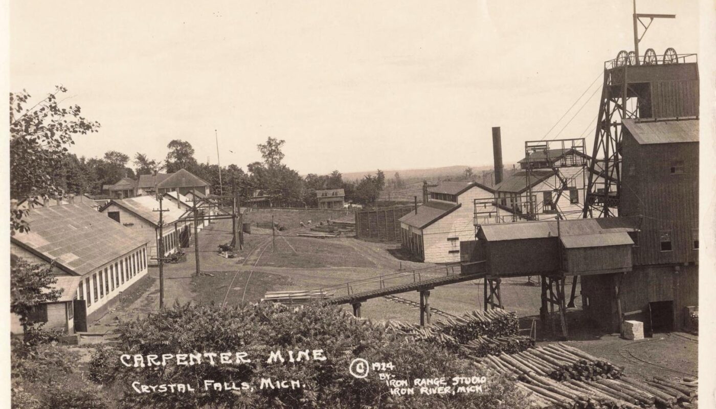 Historic Mining Site In Michigan