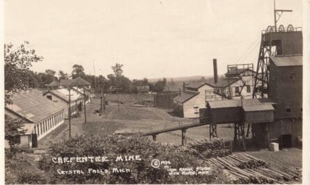 Historic Mining Site In Michigan