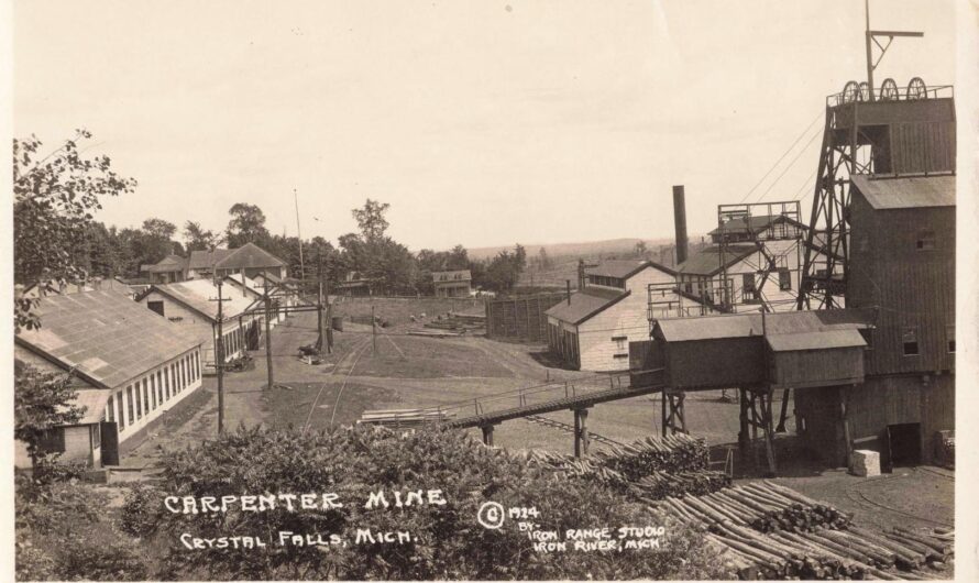 History Of Crystal Falls Michigan – 10 Stunning Photos From Its Iron Mining Past (1900–1949)