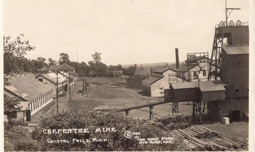 History Of Crystal Falls Michigan – 10 Stunning Photos From Its Iron Mining Past (1900–1949)