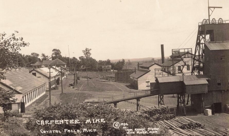 History Of Crystal Falls Michigan – 10 Stunning Photos From Its Iron Mining Past (1900–1949)