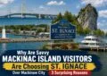 Welcome Sign With Bridge And Boat