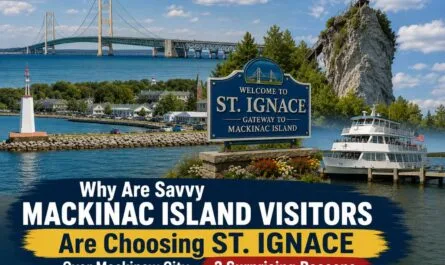 Welcome Sign With Bridge And Boat