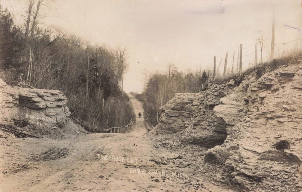 Roads In Michigan In The Early 1900S Where No More Then Rutted Cart Pathes. 